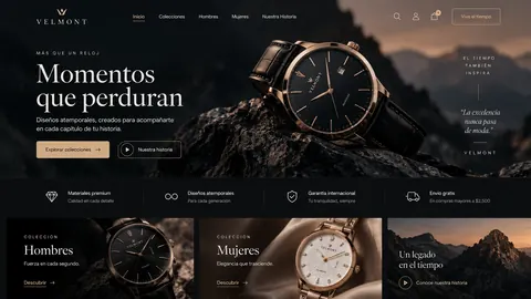 Diseño de muestra: tienda de relojes